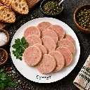Salchicha gourmet con pimienta verde.webp