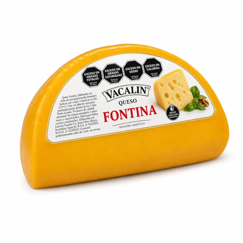 Queso Fontina Vacalin x 2Kg. Q094