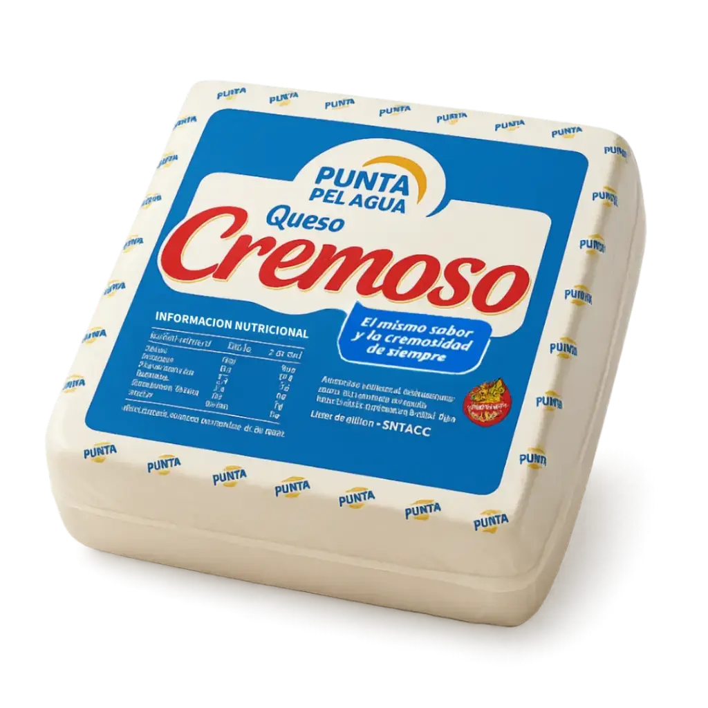 Queso Cremoso Punta del Agua x 4Kg.