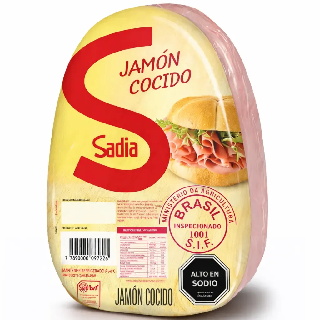 Jamón Cocido Natural Sadia x 3.5 Kg. F009