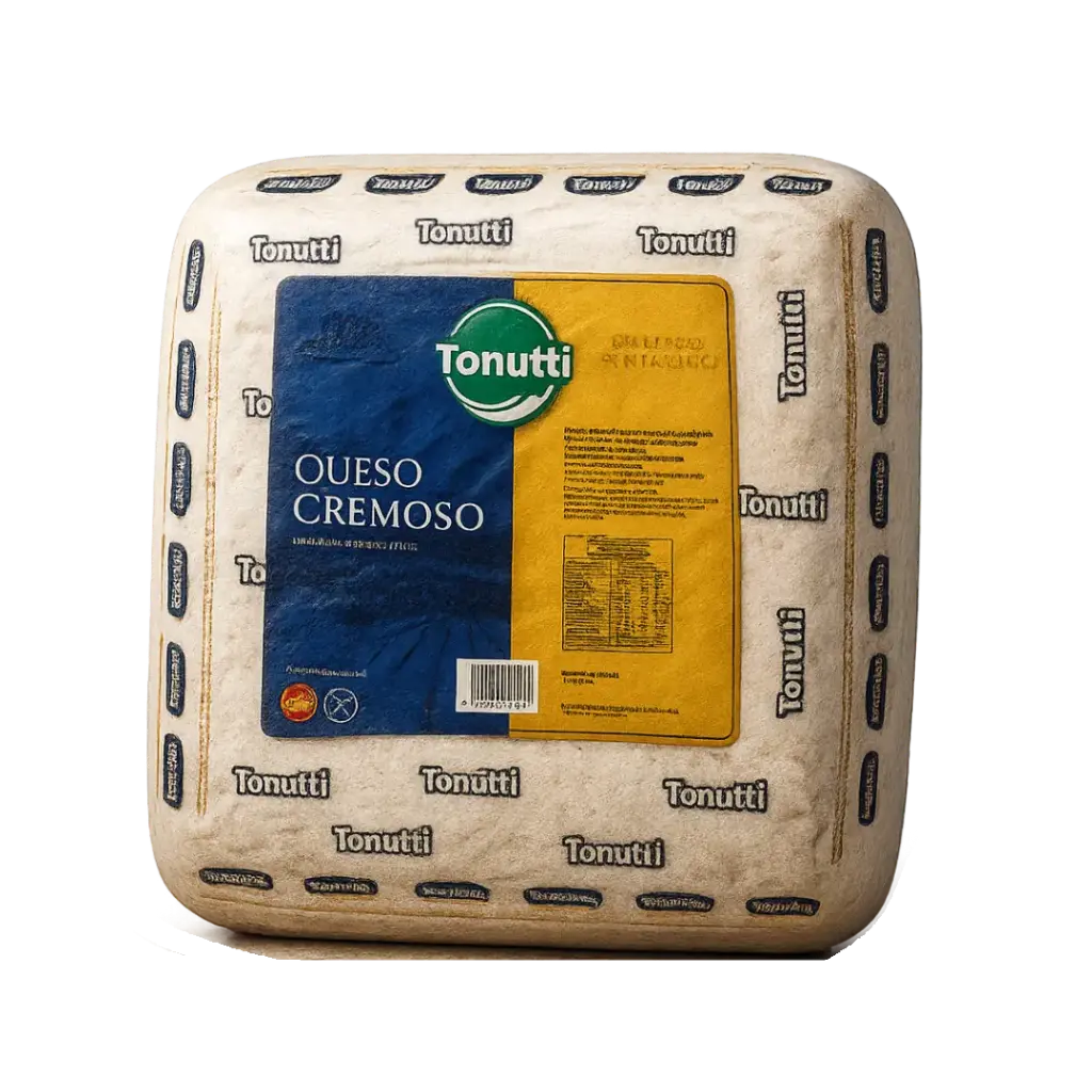 Queso Cremoso Tonutti x 4Kg.