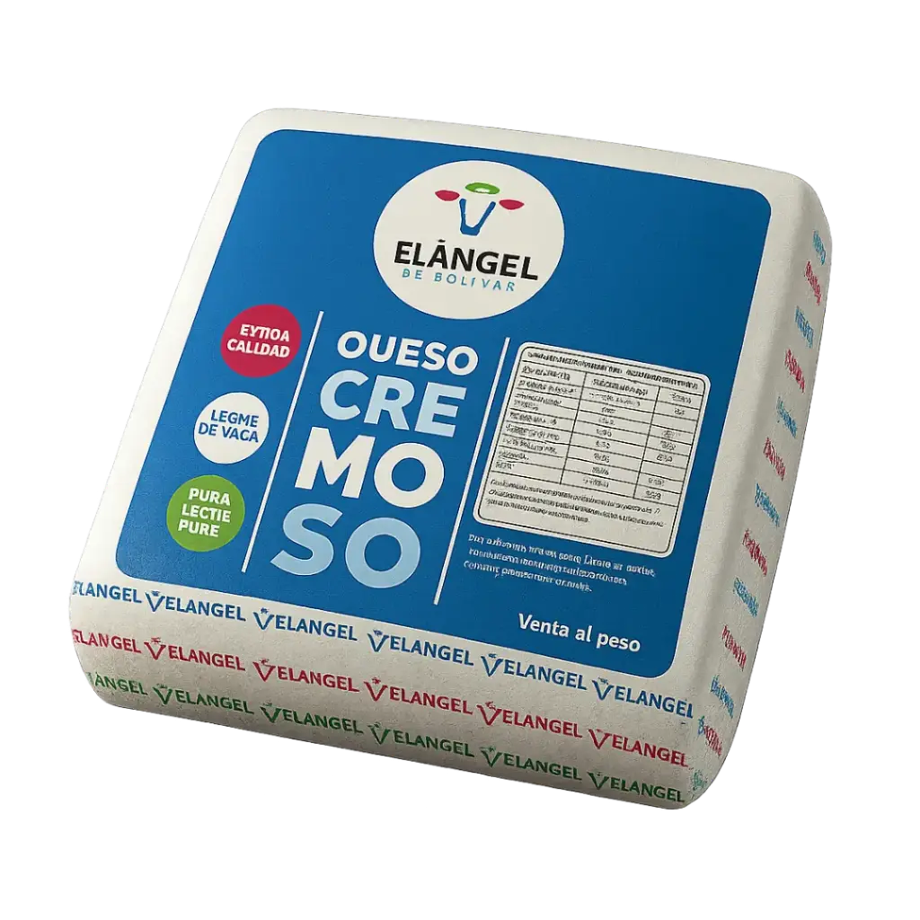 Queso Cremoso El Angel x 4Kg.