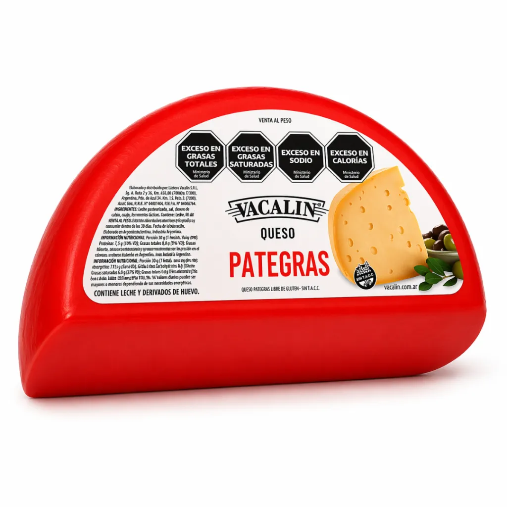 Queso Pategras Vacalin x 2Kg. Q095