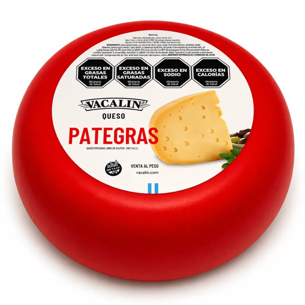 Queso Pategras Vacalin Horma x 4 Kg. Q081
