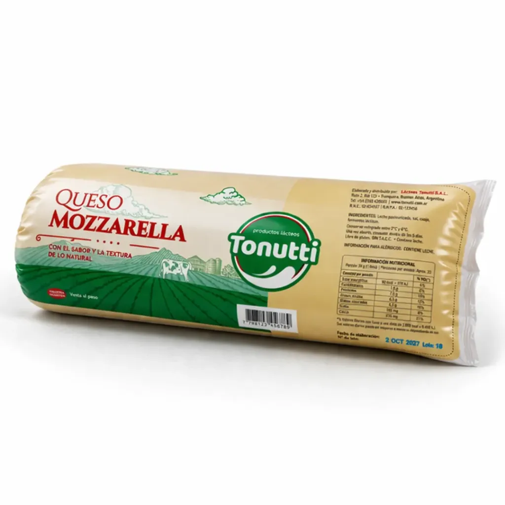 [Q139] Muzzarella Tonutti x 3Kg.