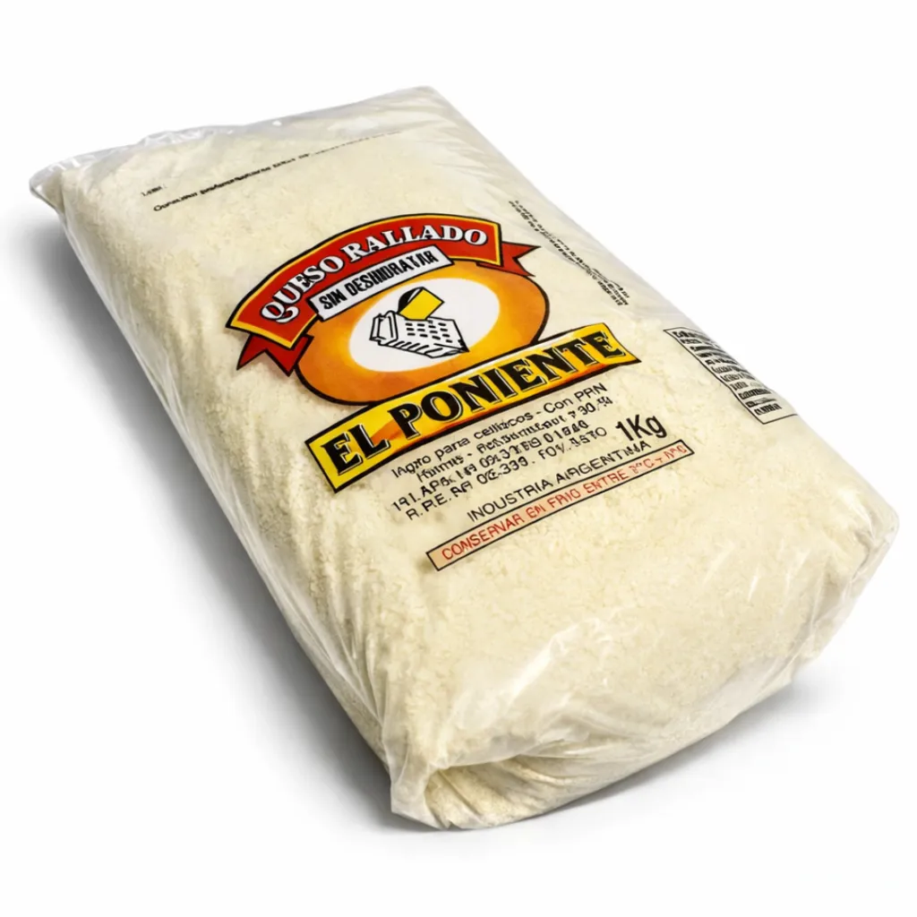 Queso Rallado Sardo El Poniente x 1 Kg.