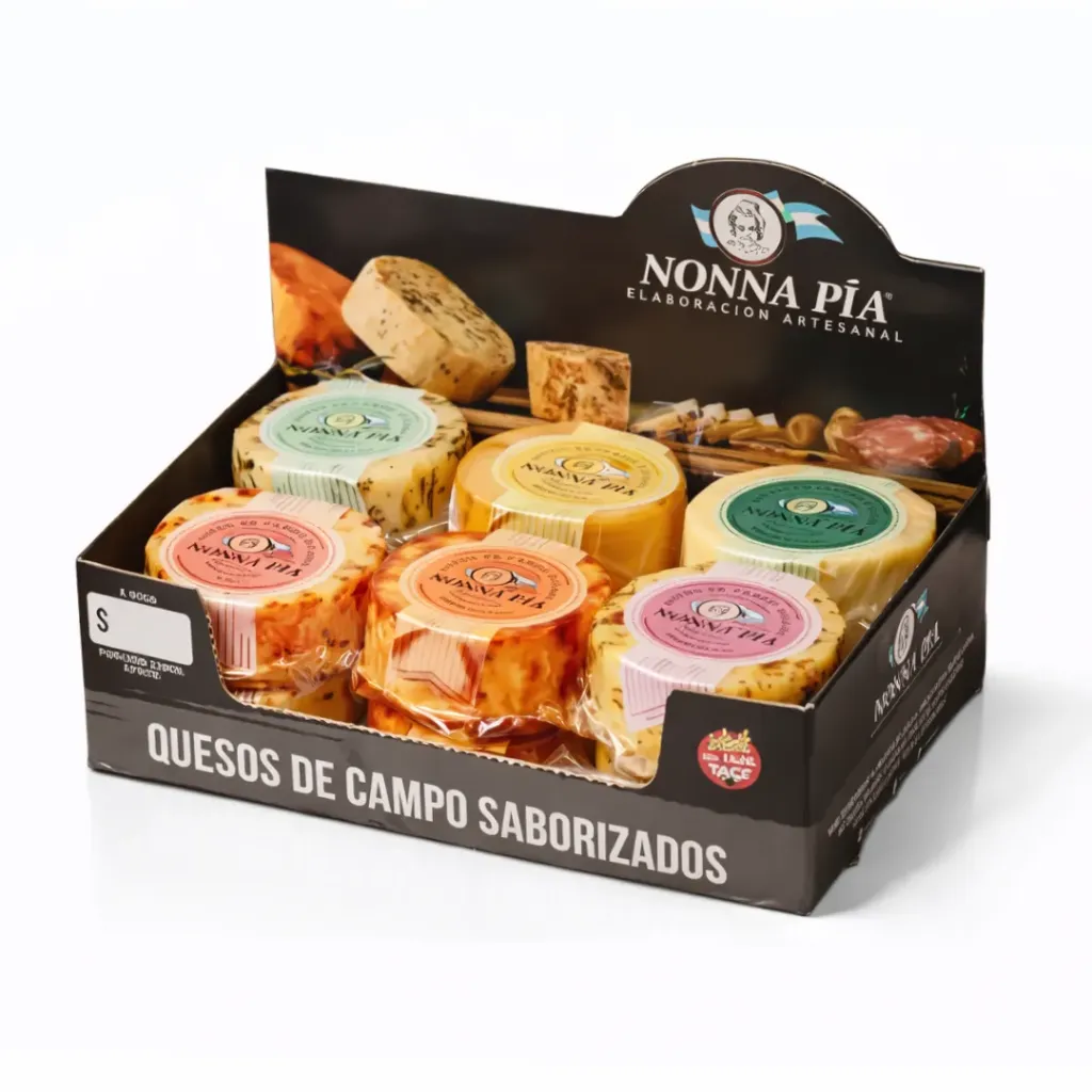 [Q304] Provoletas Mini Saborizadas Nonna Pia Caja x 12 U.