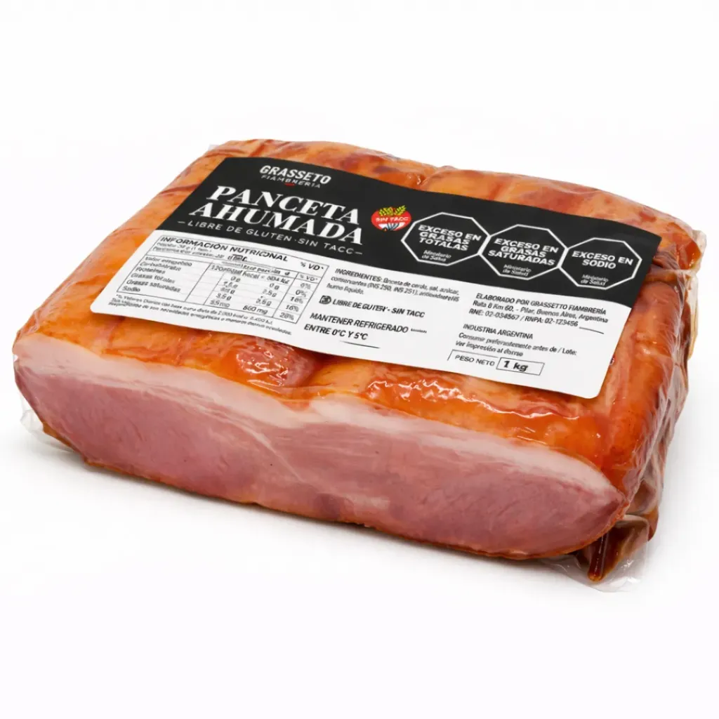 [F156] Panceta Grassetto Ahumada x 1.85 Kg. F156