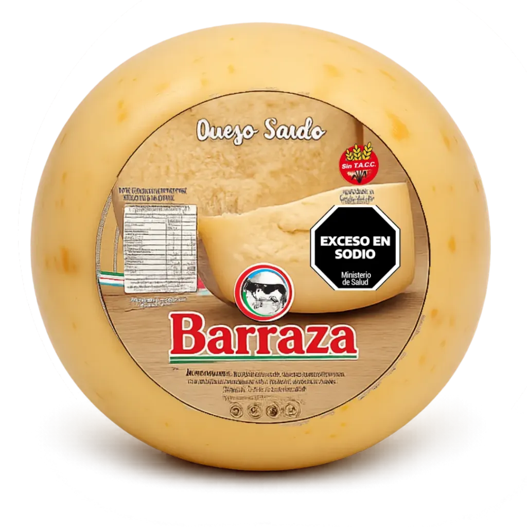 [Q169] Queso Sardo Barraza x 3Kg.