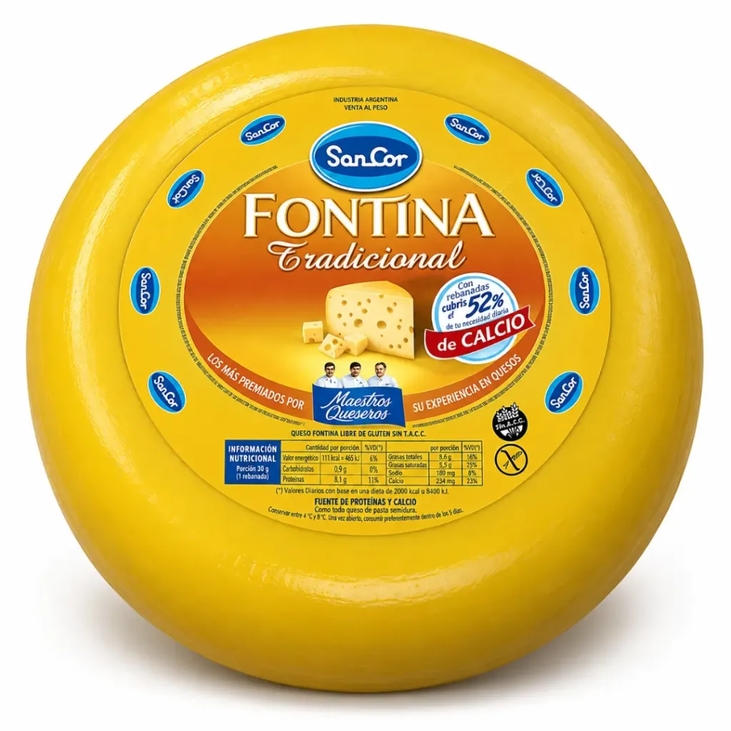 Queso Fontina Sancor x 5.50 Kg. Q205