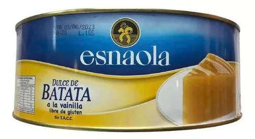 Dulce Batata Lata Esnaola x 5Kg.