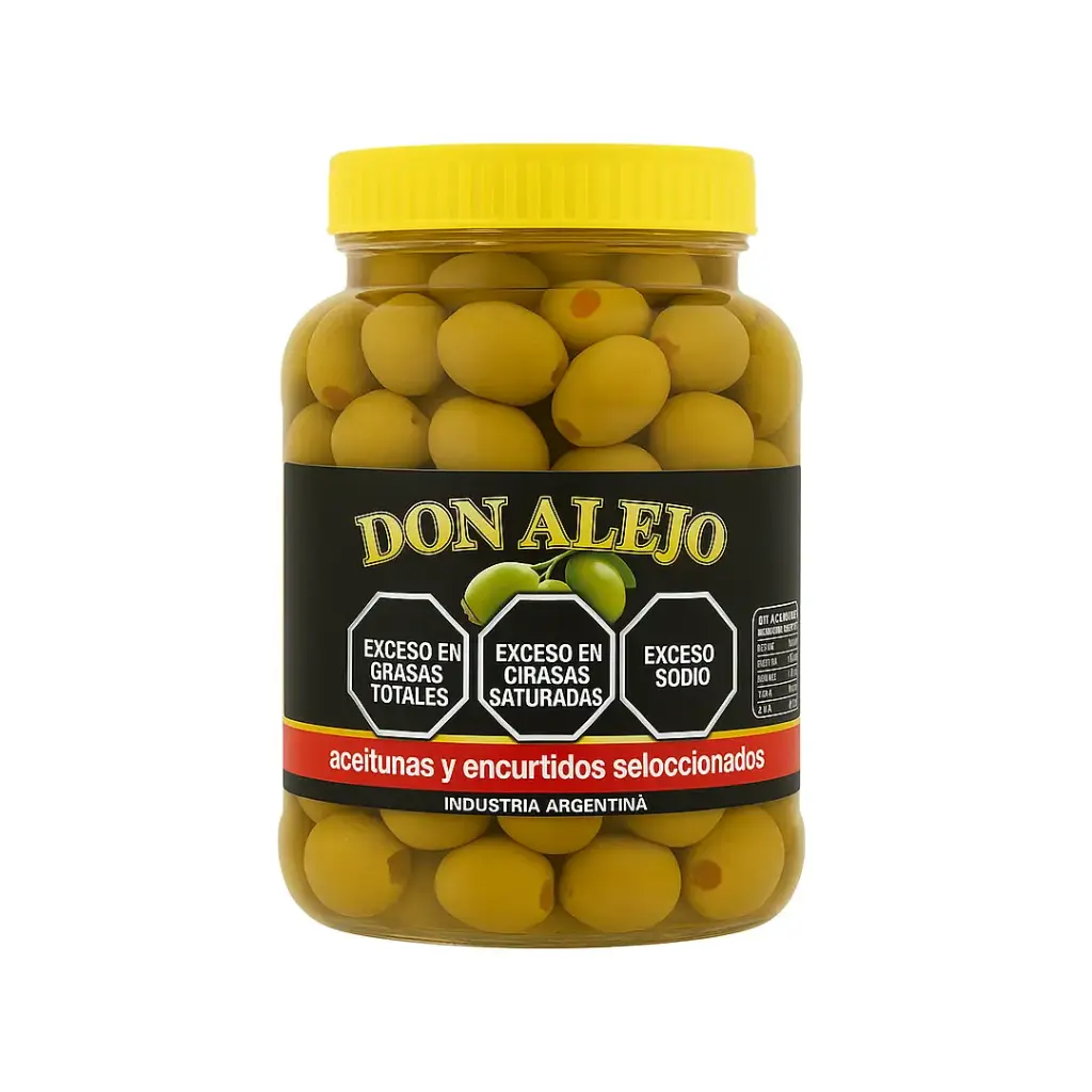 Aceitunas Verdes Rellenas Morron N°0 Grandes x 1Kg.
