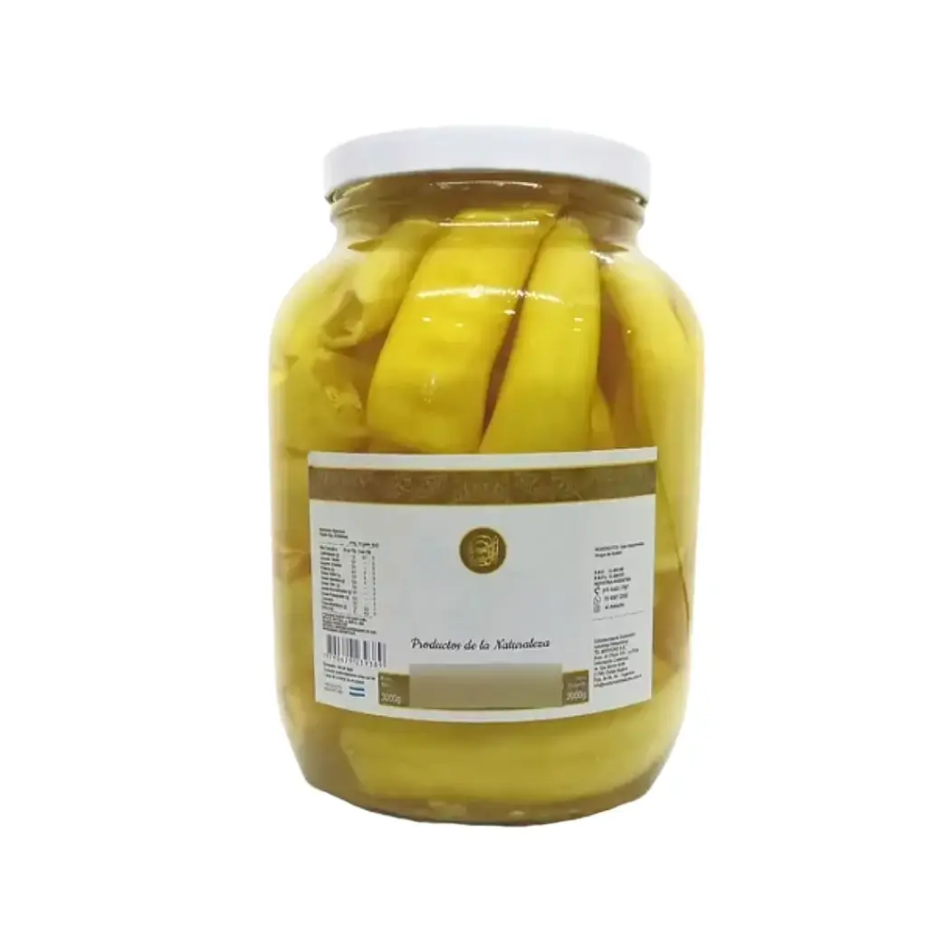 [V039] Ajies Despuntados en Vinagre x 2 Kg. Vidrio 