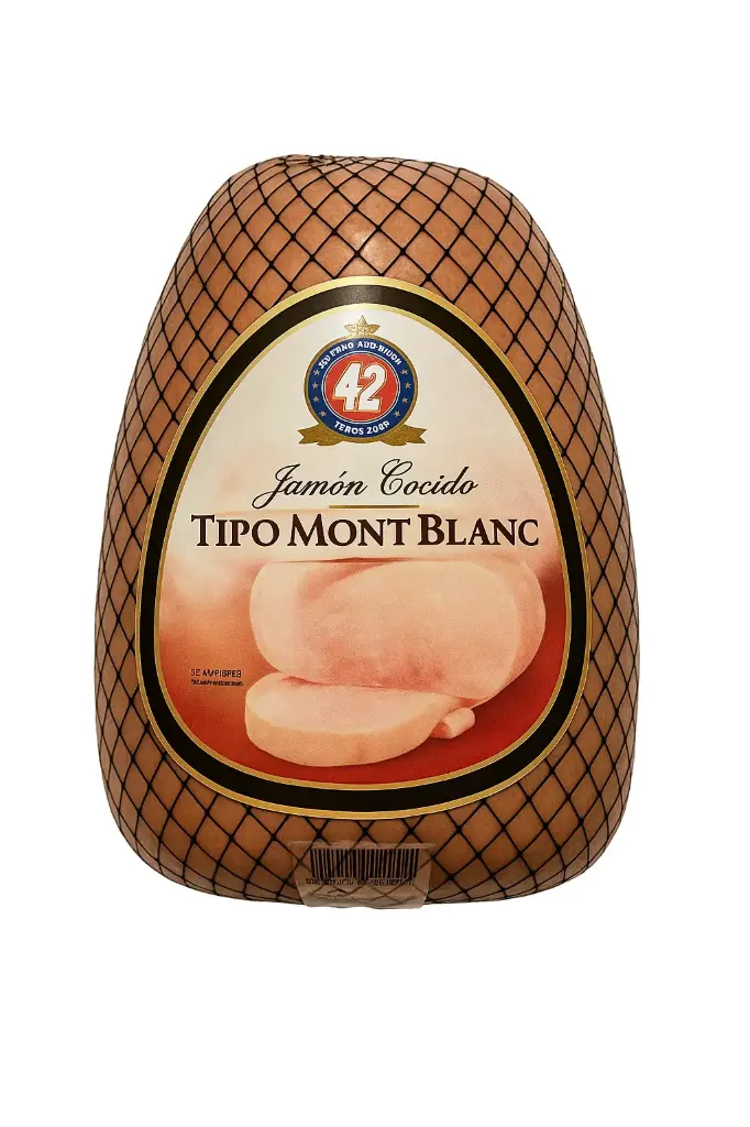 Jamón Cocido Mont Blanc 42 x 6Kg.