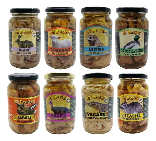 [V060] Escabeches Surtidos X 8u De 500g. C/u