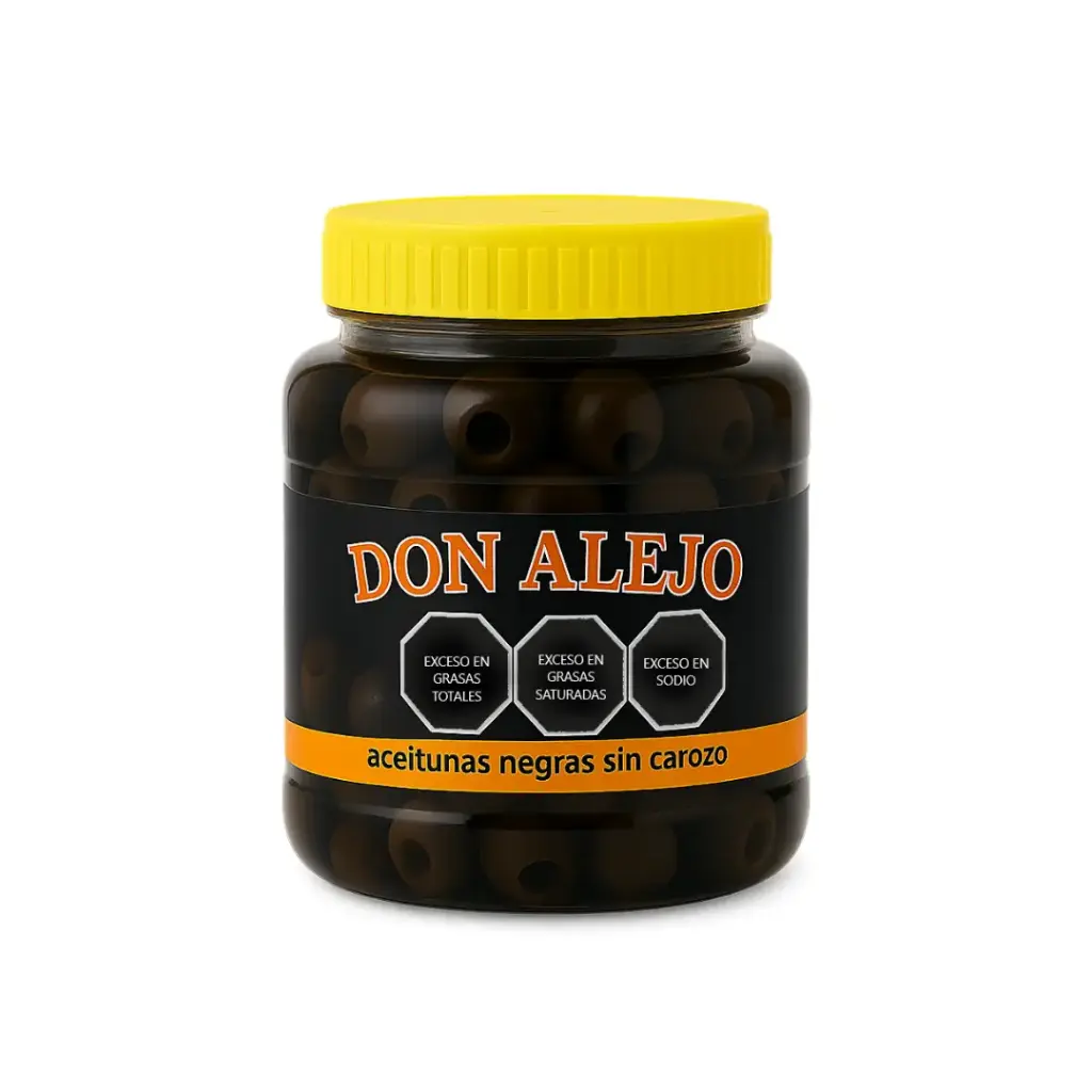 Aceitunas Negras Sin Carozo x 1Kg.
