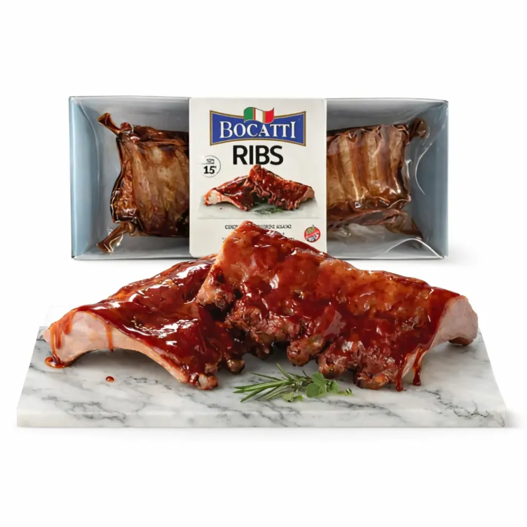 [V160] Costillas de Cerdo Ribs Bocatti 1 Kg.