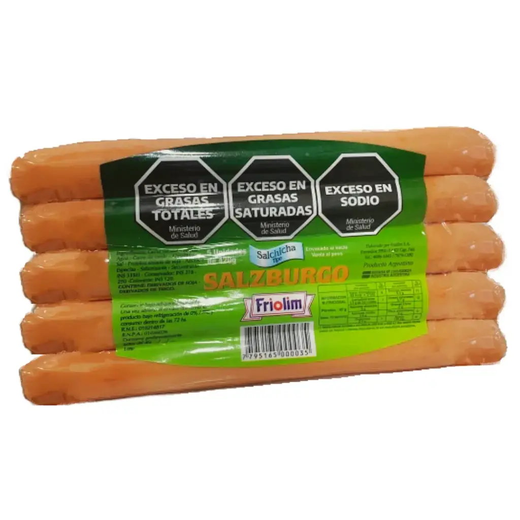 Salchichas Tipo Salzburgo Caja X 10u.