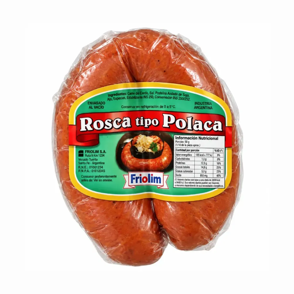 [V088] Salchicha Rosca Polaca x 10p. x 300g. V088