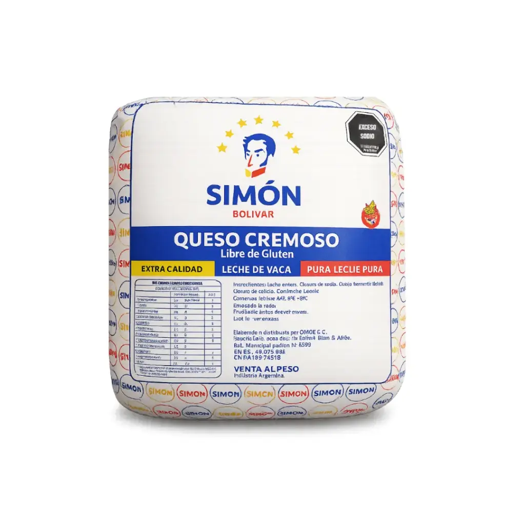 Queso Cremoso Simón x 4Kg.