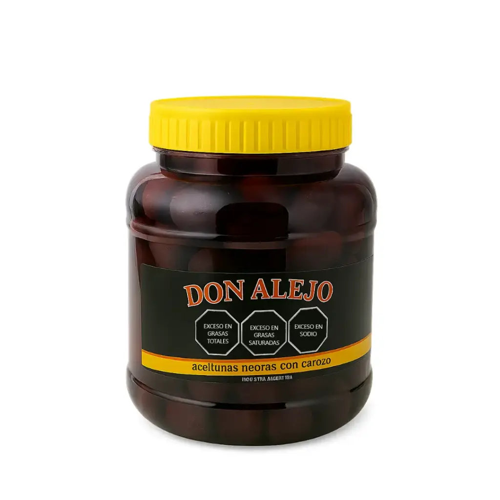 Aceitunas Negras Con Carozo x 2Kg.  