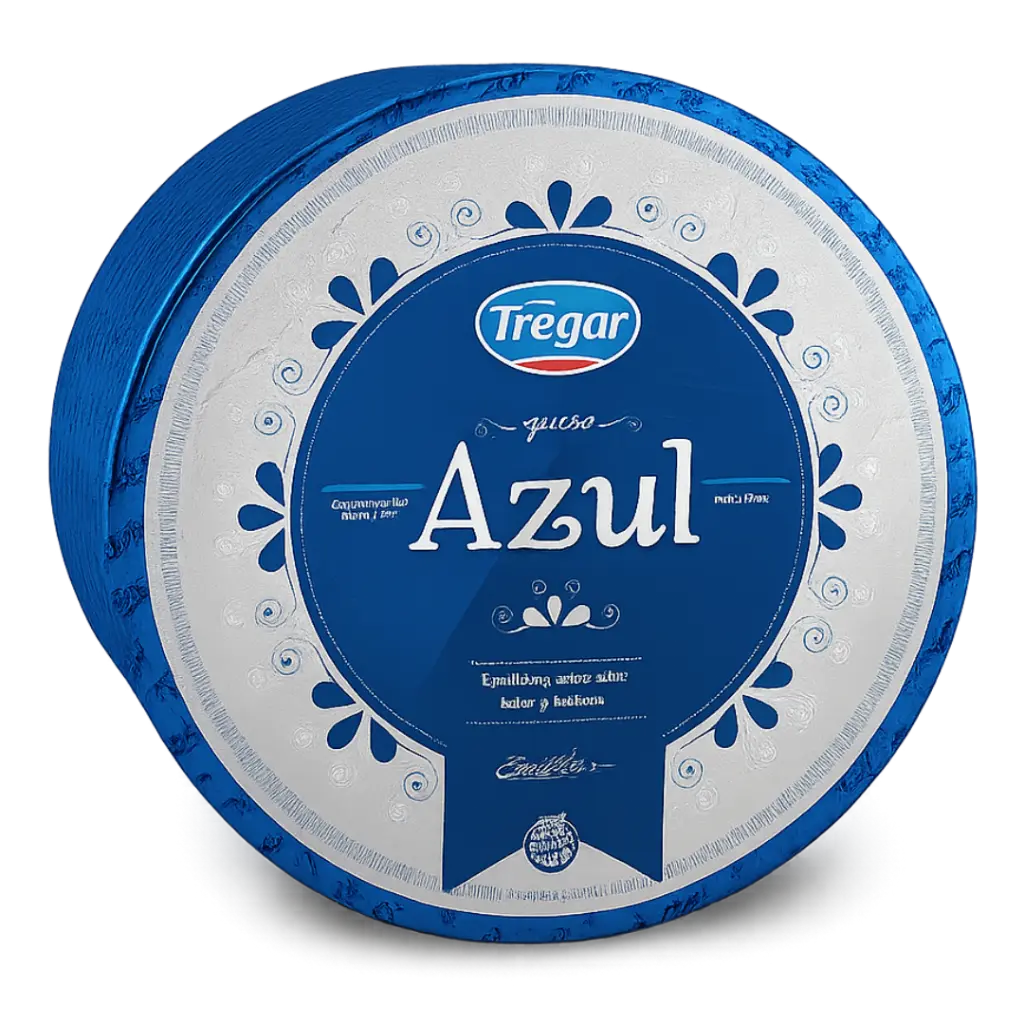 [Q019] Queso Azul Roquefort Tregar x 2.50 Kg. Q019