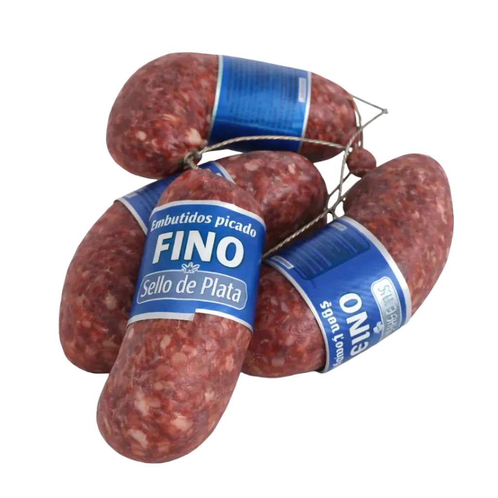 [F063] Salamin Picado Fino Sello de Plata x 8u.
