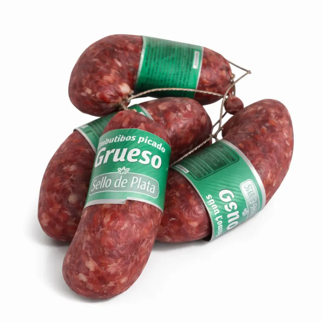 Salamin Picado Grueso Sello de Plata x 8u.