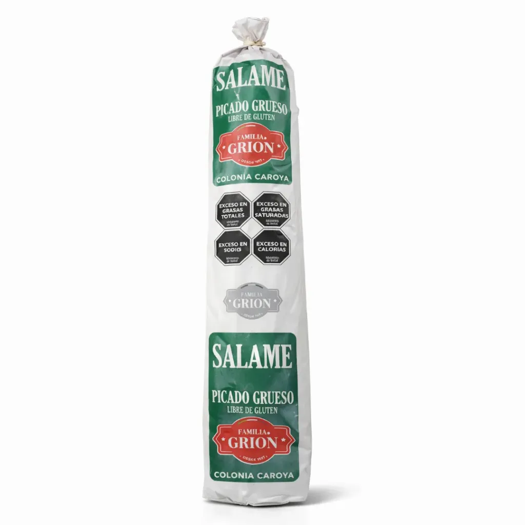 [F072] Salame Milan Grueso Familia Grion x 1.75 Kg.
