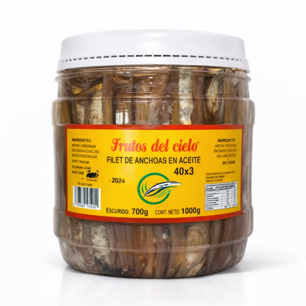 [V001] Anchoas Frutos del Cielo x 1Kg.