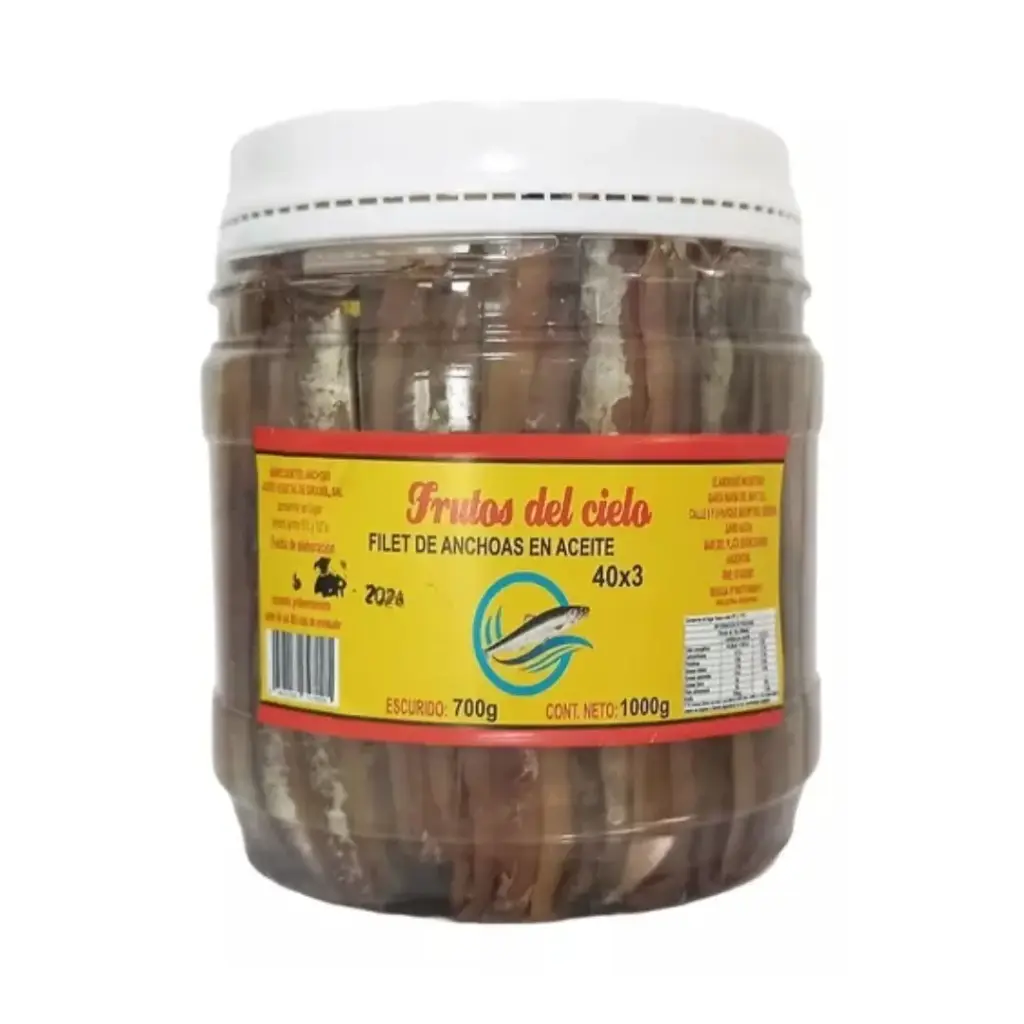 Anchoas Frutos del Cielo x 1Kg.