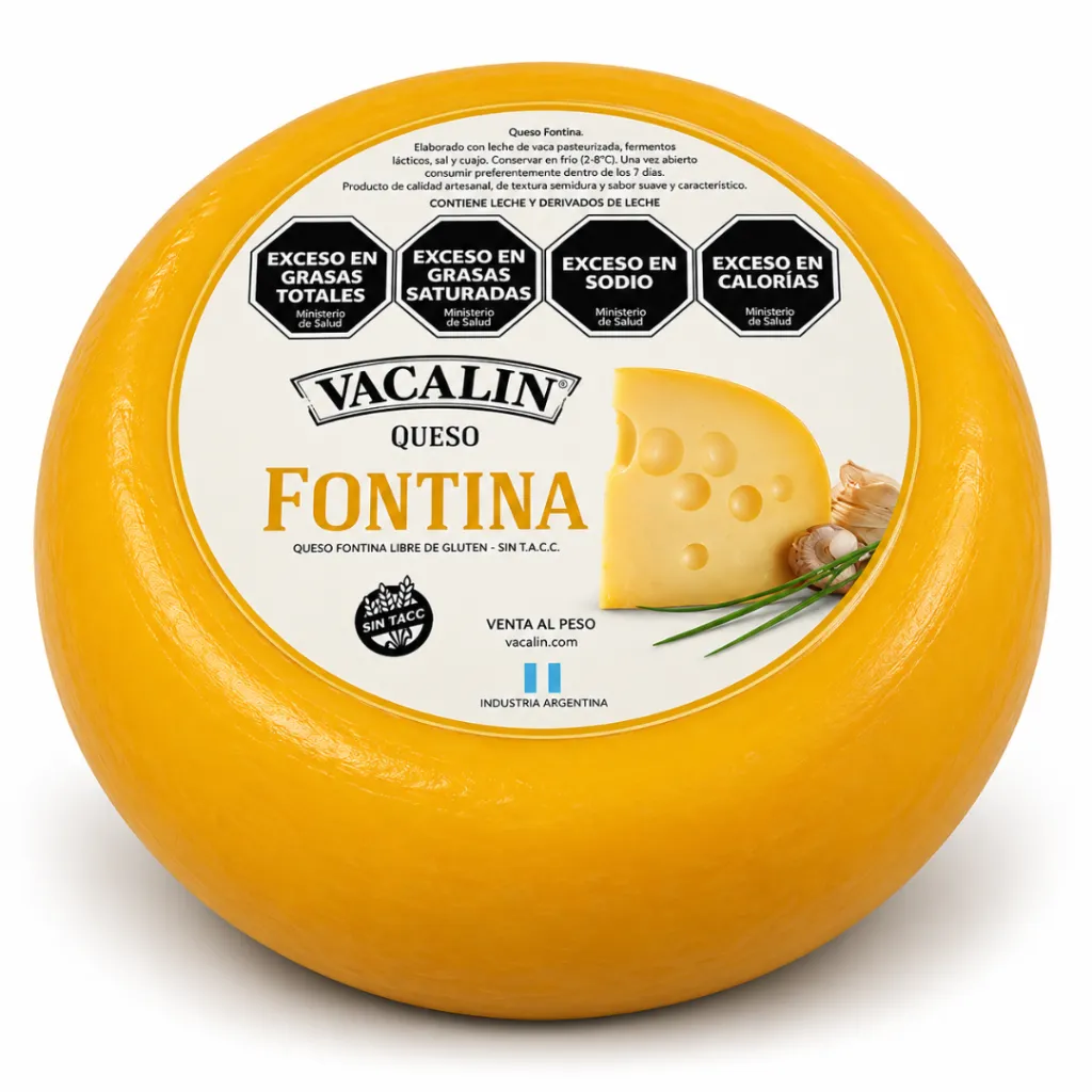 Queso Fontina Vacalin x 4Kg.