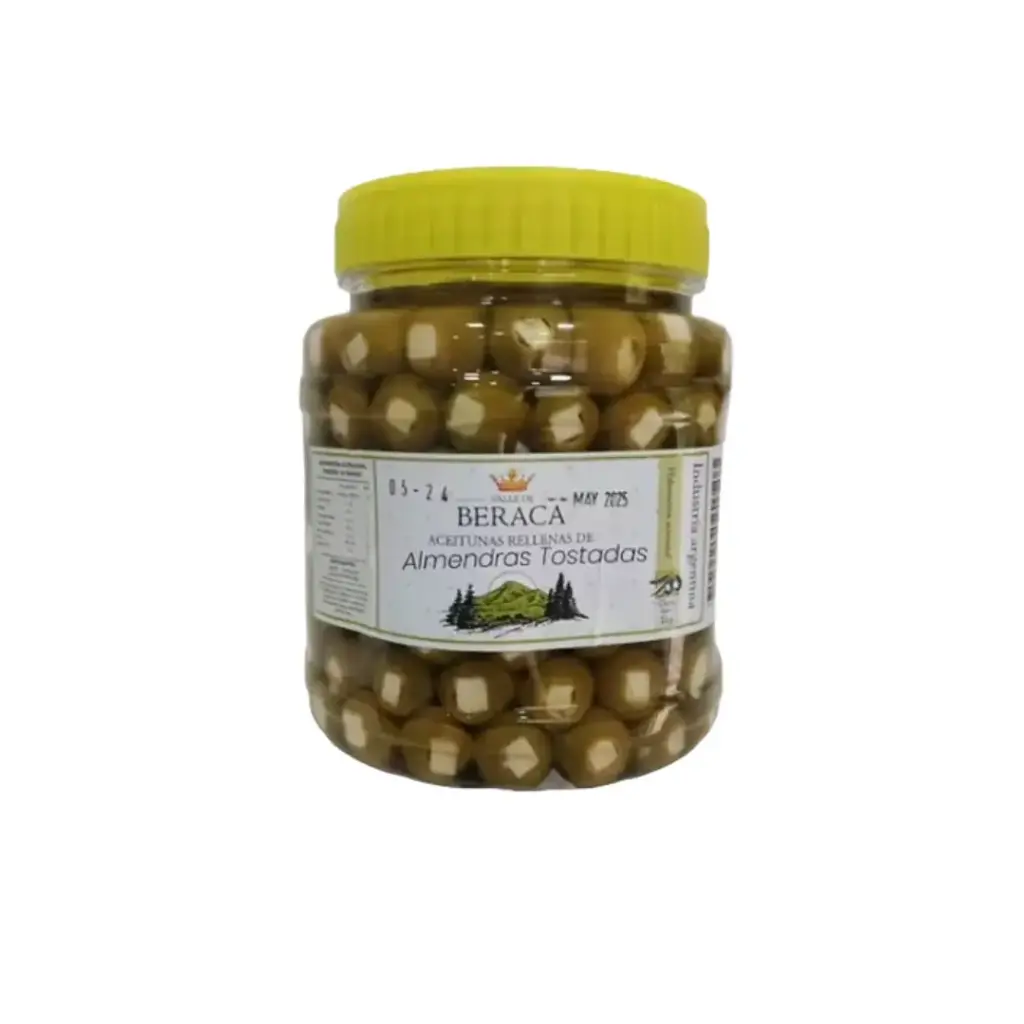 [V004] Aceitunas Rellenas Almendra Beraca x 1Kg.
