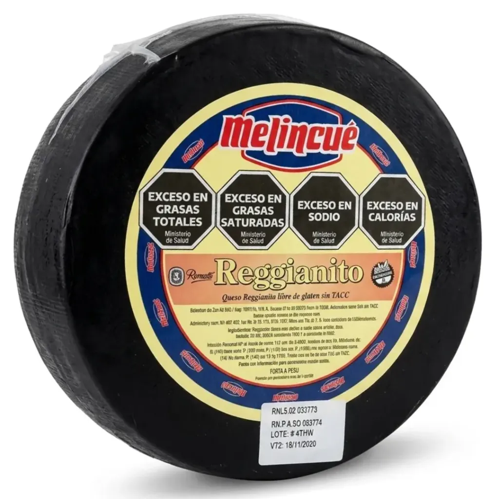 Queso Reggianito Melincue x 7 Kg. Q051