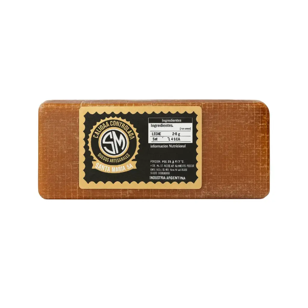 Queso Ahumado Santa Narcisa x 4kg.