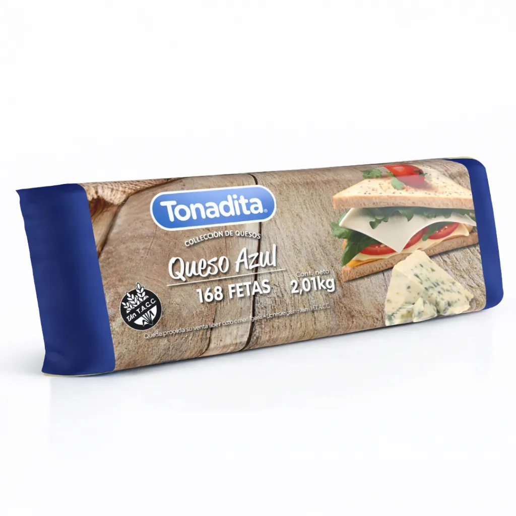 [Q208] Queso La Tonadita Feteado Roquefort x 1.95 Kg.