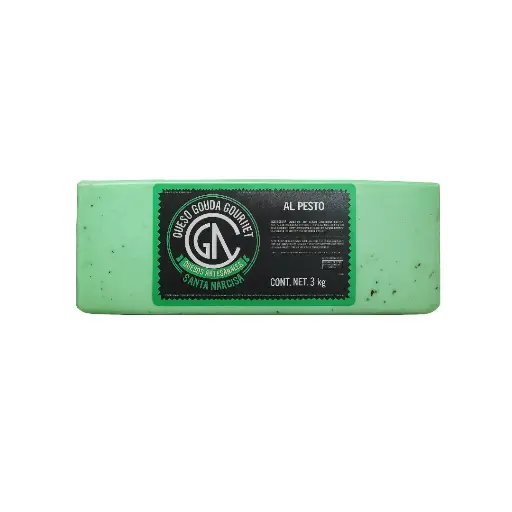 [Q191] Queso al Pesto Santa Narcisa x 4kg.