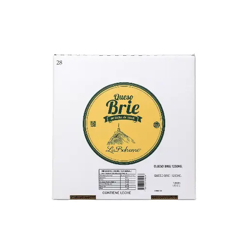 [Q182] Queso Brie La Boheme Caja x 1.5 Kg.