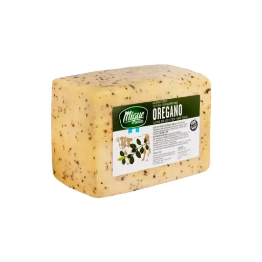 [Q131] Queso Saborizado Mini Oregano Migue x 2Kg.