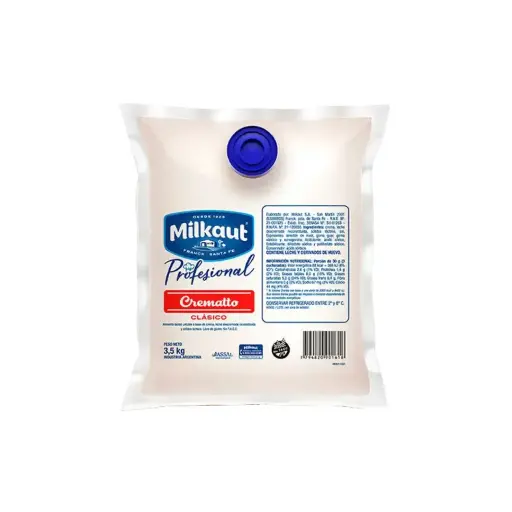 [Q300] Queso Crematto Milkaut x 3 Kg.