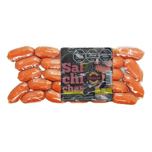 [V025] Salchichas Copetin Tipo Alemana Delosan Caja x 10U. 