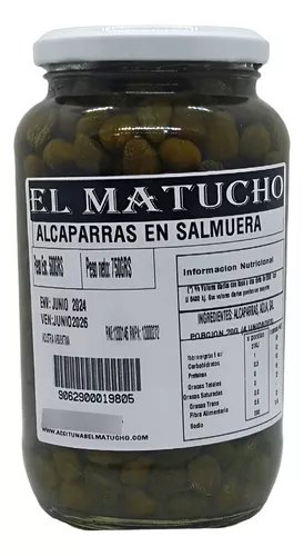 [V114] Alcaparras En Sal Muera x 700Gr.