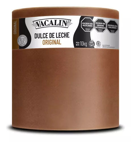 [V185] Dulce De Leche Vacalin Clasico X 10kg.