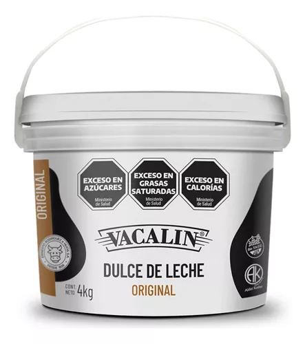 [V187] Dulce De Leche Vacalin Clasico Balde X 4kg.