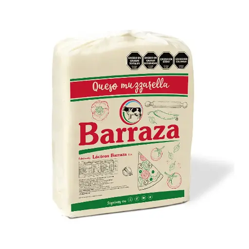 [Q079] Queso Muzzarella Barraza Plancha x 10Kg. 