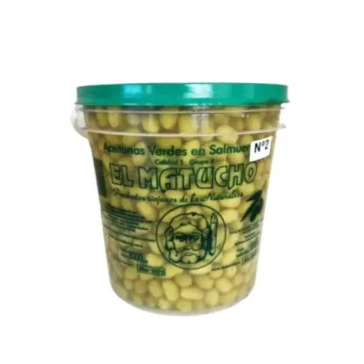 [V110] Aceitunas Verdes Con Carozo Nro° 0 Balde X 5 Kg