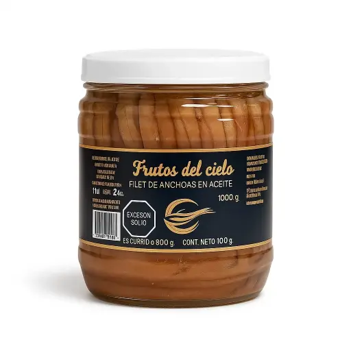 [V210] Anchoas Frutos del Cielo x 1Kg. Premium